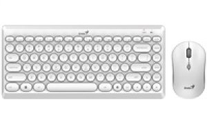 Genius bezdrátový set klávesnice a myši LuxeMate Q8000 white