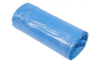 Sáček 500x600,7mi,modrý,HDPE,50ks/role