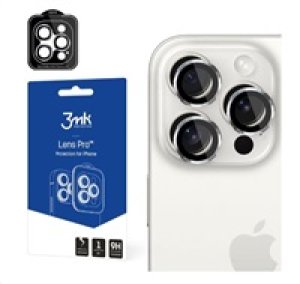 3mk tvrzené sklo Lens Pro ochrana kamery pro Apple iPhone 14 Plus, stříbrná