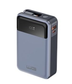 WG - Power Bank 20000 mAh, USB-C PD 65W, černá