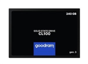 GOODRAM SSD CL100 Gen.3 240GB SATA III 7mm, 2,5" (R: 520MB/s; W 400MB/s)