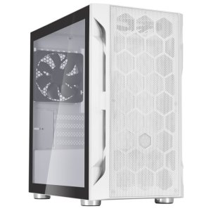 SilverStone FARA H1MW-G, Micro-ATX skříň, Honeycomb vzor, tvrzené sklo, bílá