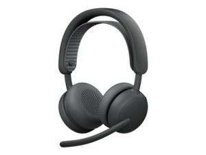 Logitech Zone Wireless 2 ES - Náhlavní souprava - náhlavní - Bluetooth - bezdrátový, kabelové - odstranení šumu - USB-C - grafit - certifikováno pro Microsoft Teams