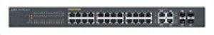 Zyxel GS1920-24HPv2 28-port Gigabit WebManaged PoE Switch, 24x gigabit RJ45, 4x gigabit RJ45/SFP, 802.3at, 375W pro PoE