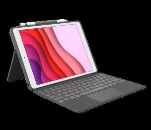 Logitech Combo Touch, GRAPHITE, UK INTN pro iPad (7., 8. a 9. gen.)