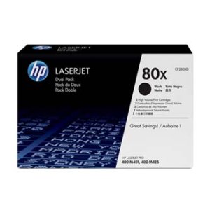Toner HP č.80X, CF280XD černý twinpack