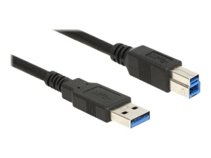 Delock - Kabel USB - USB typ A (M) do USB Type B (M) - USB 3.0 - 50 cm - černá
