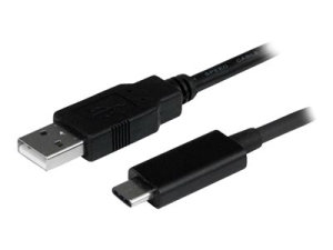 StarTech 0.5m USB C to USB A Cable - M/M - USB 2.0 - USB-C Charger Cable - USB 2.0 Type C to Type A Cable - USB A to C (USB2AC50CM) - Kabel USB - USB (M) do USB-C (M) - USB 2.0 - 50 cm - černá - pro P/N: DKT30CVAGPD