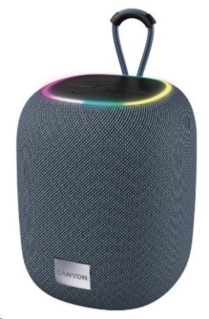 CANYON reproduktor BSP-8, RGB, BT V5.2, BLUETRUM AB5362B, 1x10W, USB-C, USB-A, microSD, AUX, šedá