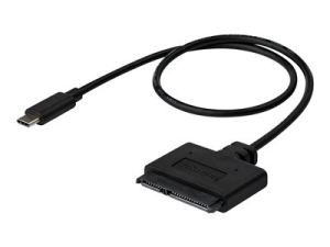 Startech USB C to SATA Adapter - External Hard Drive Connector for 2.5'' SATA Drives - SATA SSD / HDD to USB C Cable (USB31CSAT3CB) - Řadič úložiště - 2.5", 3.5" - SATA 6Gb/s - USB 3.1 (Gen 2) - černá