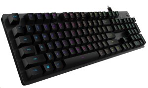 Logitech G512 CARBON LIGHTSYNC RGB Mechanical Gaming Keyboard with GX Brown switches-CARBON-US INT'L-USB