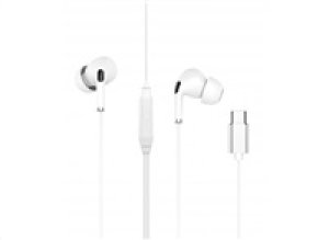 WG - Sluchátka s konektorem Type-C, Eclipse Duo, drátové, white