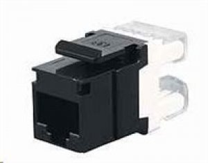 Solarix Zařezávací keystone CAT5E UTP RJ45 černý SXKJ-5E-UTP-BK