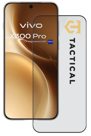Tactical Glass Shield 5D sklo pro Vivo X300 Pro Black