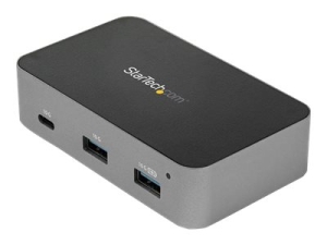 Startech 4-Port USB C Hub - USB 3.1 Gen 2 (10Gbps) - 3x USB-A & 1x USB-C - Powered - Universal Power Adapter Included (HB31C3A1CS) - Rozbočovač - 1 x USB-C + 3 x USB 3.1 - desktop - AC 110/240 V - pro P/N: PEXUSB321C