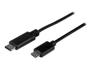 StarTech USB C to Micro USB Cable - 3 ft / 1m - USB 2.0 Cable - Micro USB Cord - Micro B USB C Cable - USB 2.0 Type C (USB2CUB1M) - USB kabel - USB-C (M) do Micro USB typ B (M) - USB 2.0 - 1 m - černá - pro P/N: HB30A3A1CFB, HB30A3A1CSFS, HB30C3A1CFB, HB3