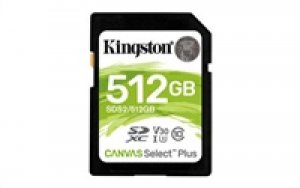 Kingston Canvas Select Plus U3/SDXC/512GB/100MBps/UHS-I U3 / Class 10