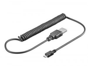 PREMIUMCORD Kabel USB 2.0 A - Micro B propojovací 1m, kroucený (M/M)