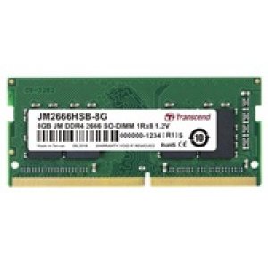 SODIMM DDR4 8GB 2666MHz TRANSCEND 1Rx8 1Gx8 CL19 1.2V