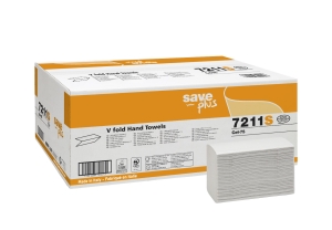 Celtex SavePlus papírové ručníky, sklad V, 22x18cm, 2vrstvé, celulóza, 3150ks