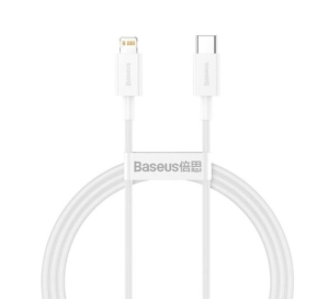Baseus Superior Series rychlonabíjecí kabel Type-C/Lightning 20W 1m bílá