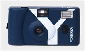 YASHICA MF-1 Snapshot Art Camera (Prussian Blue) - analogový fotoaparát