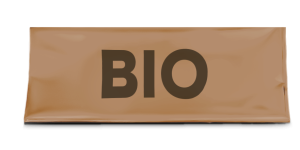 Pytle kompostovatelné, 600×900 mm, 22 mi, hnědé, 10 ks