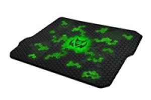 C-TECH herní podložka pod myš ANTHEA CYBER GREEN, 320x270x4mm, obšité okraje