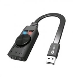 Zvuková karta C-TECH SC-7Q, 7.1 surround sound, audio switch