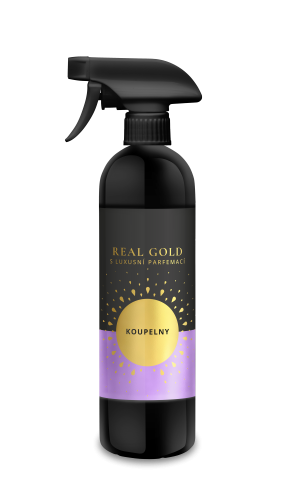 REAL GOLD Čisticí prostředek na koupelny s luxusní parfemací 550g