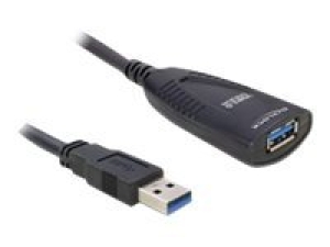 Delock USB Cable - Prodlužovací šňůra USB - USB typ A (M) do USB typ A (F) - USB 3.0 - 5 m - aktivní