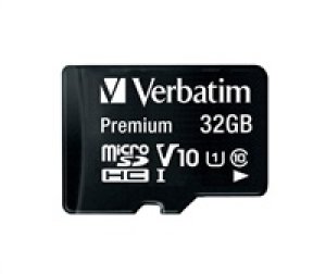 VERBATIM MicroSDHC karta 32GB Premium, U1 + SD adaptér