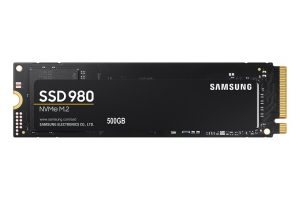 SAMSUNG 980 M.2 NVMe SSD 500GB PCIe 3.0 x4 NVMe 1.4 (čtení max. 3100MB/s, zápis max. 2600MB/s)