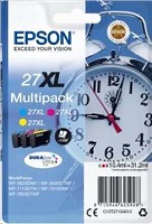 Náplň Epson 27XL, C13T27154012 CMY 3pack