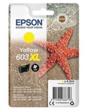 Náplň Epson 603XL, C13T03A44010 žlutá blistr 