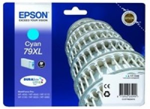 Náplň Epson 79XL, C13T79024010 azurová