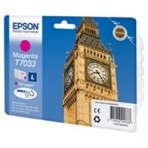 Náplň Epson C13T70334010 (L) purpurová blistr