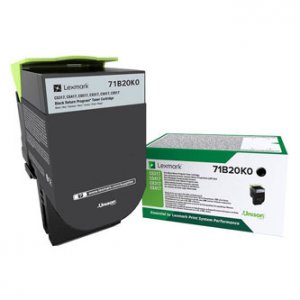 Toner Lexmark 71B20K0 černý