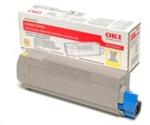 Toner OKI 43324421 žlutý