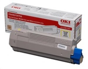 Toner OKI 43872305 žlutý
