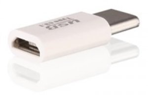Aligator adaptér micro USB --> USB C pro nabíječky a datové kabely, černá