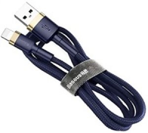 Baseus Cafule nabíjecí / datový kabel USB na Lightning 2,4A 1m, zlatá-modrá